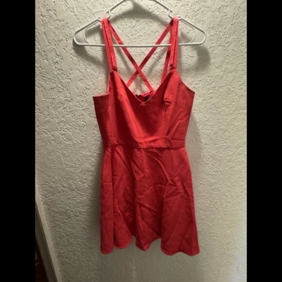 French Connection Strappy Fit & Flare Dress - Picture 2 of 5